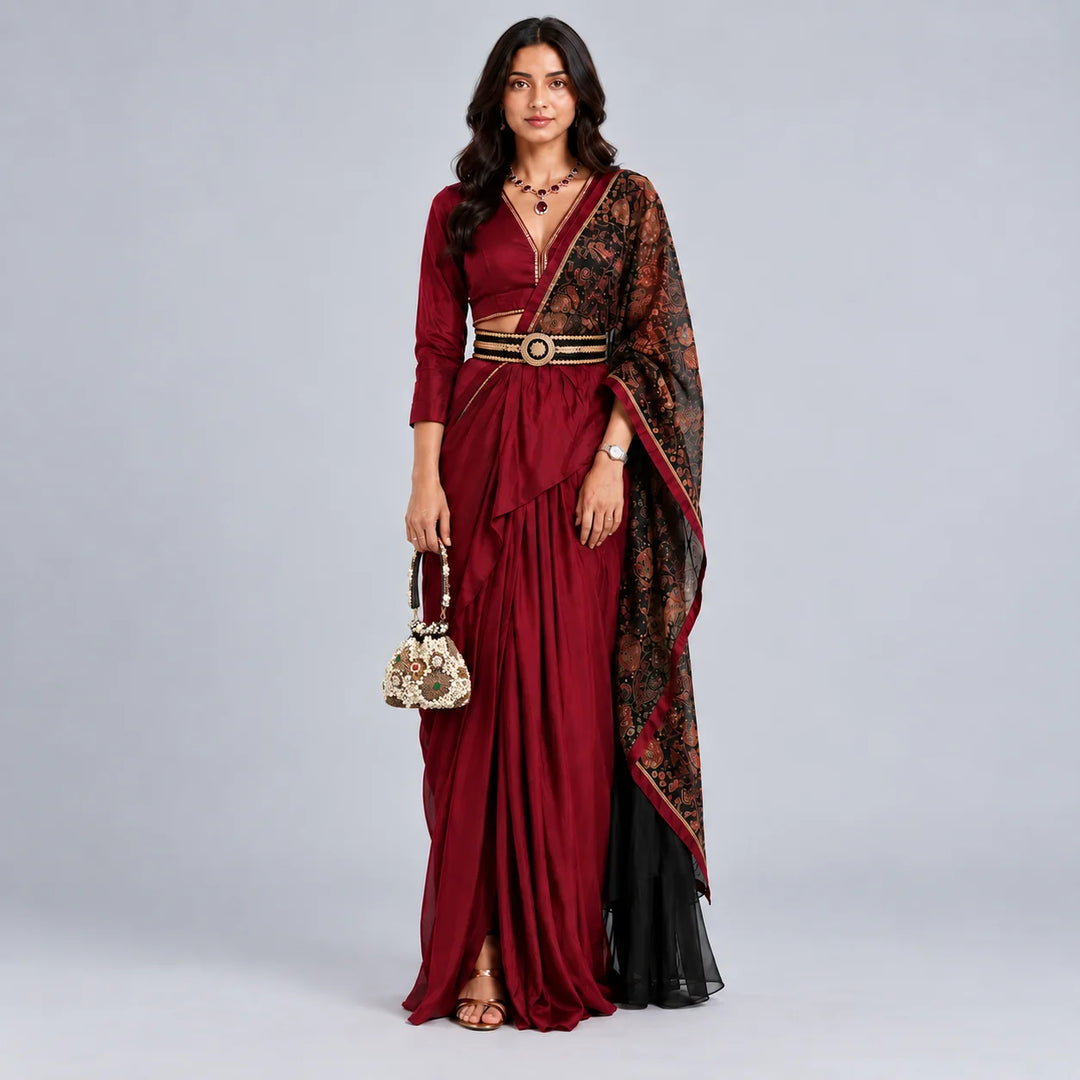 The Midnight Pearl Potli