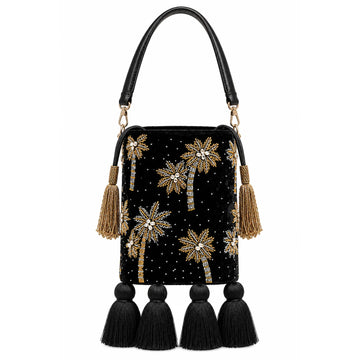 Lux Palm Bucket Bag