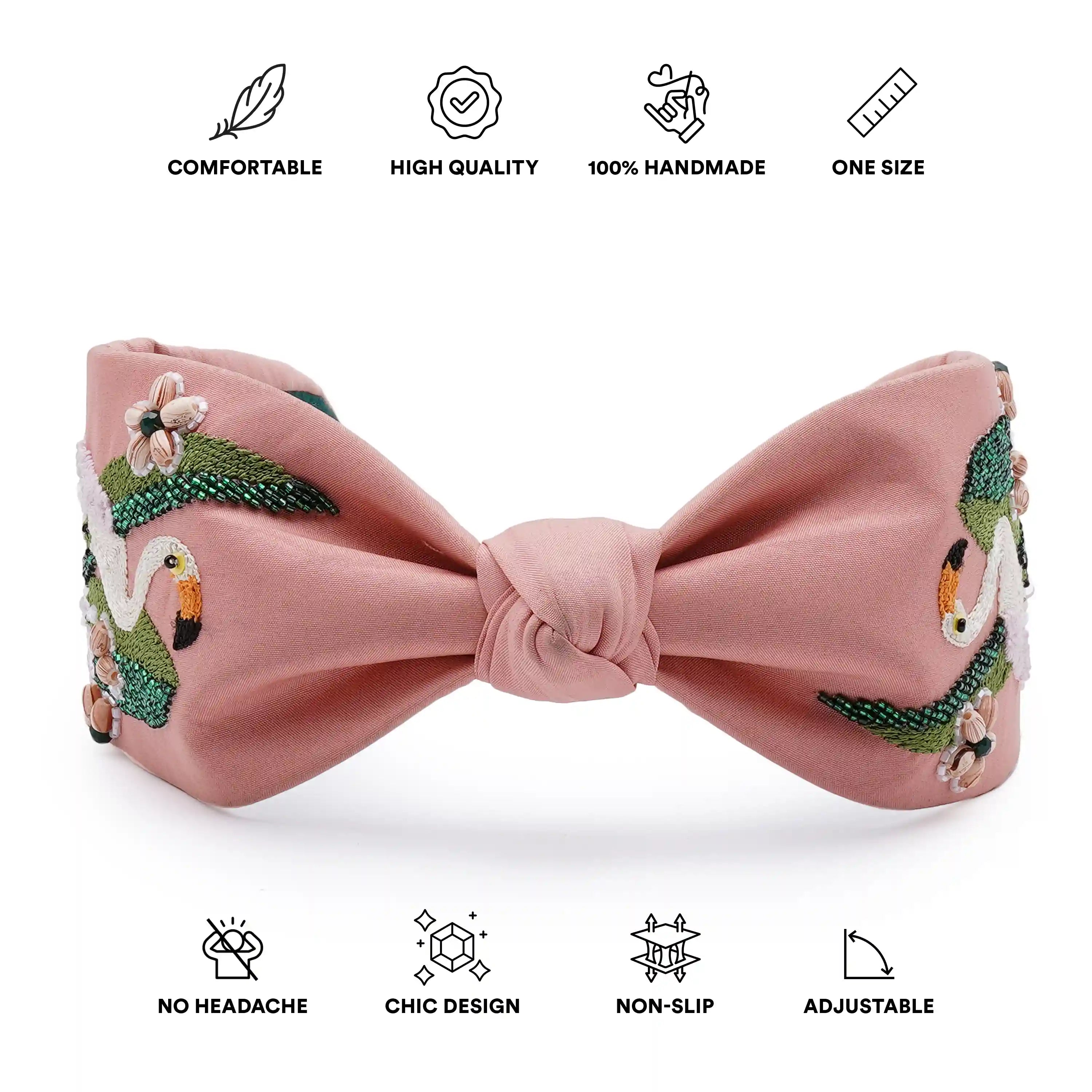Flamingo Grace Headband