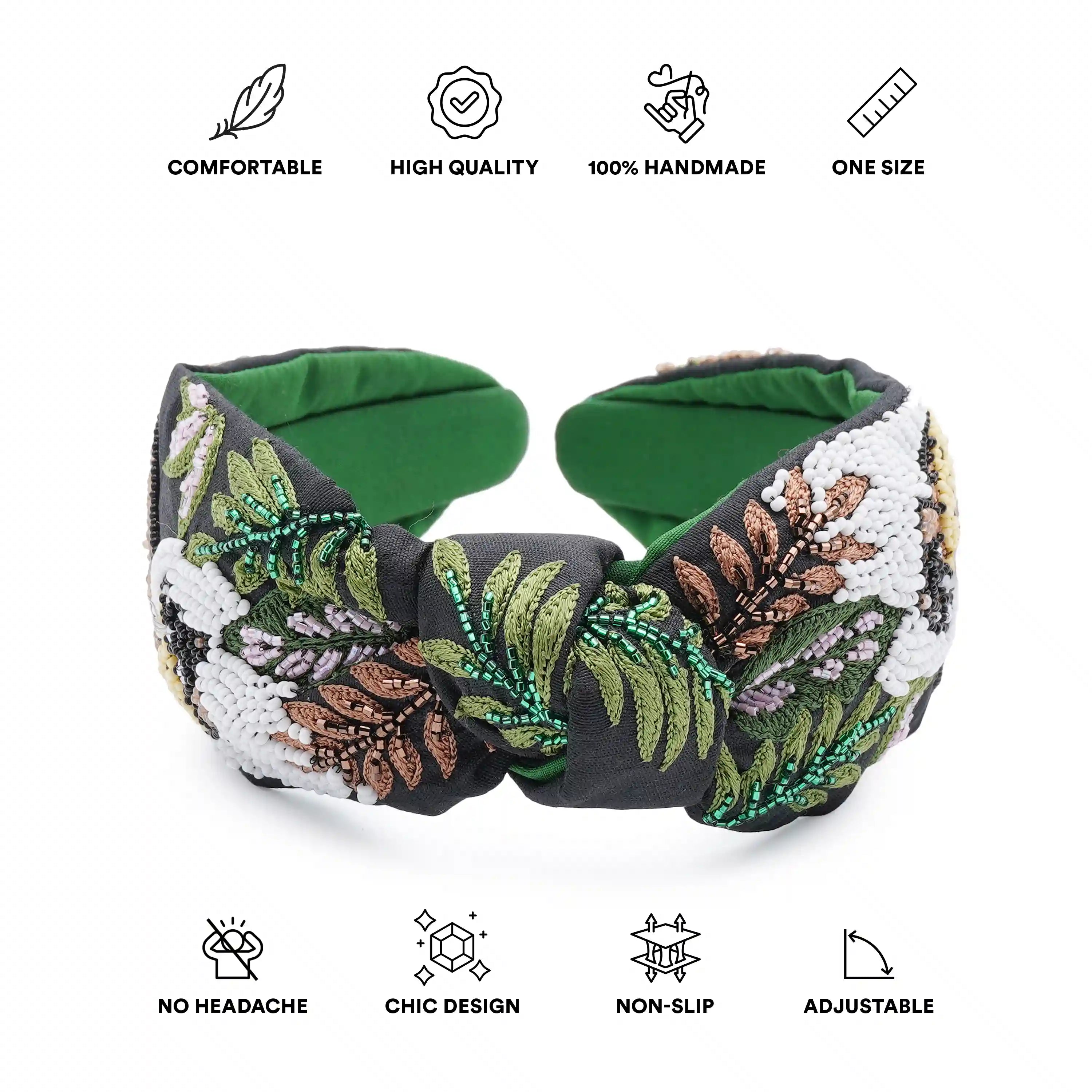 Spotted Stealth Leopard Headband