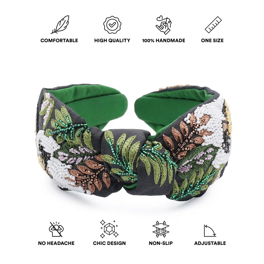 Spotted Stealth Leopard Headband