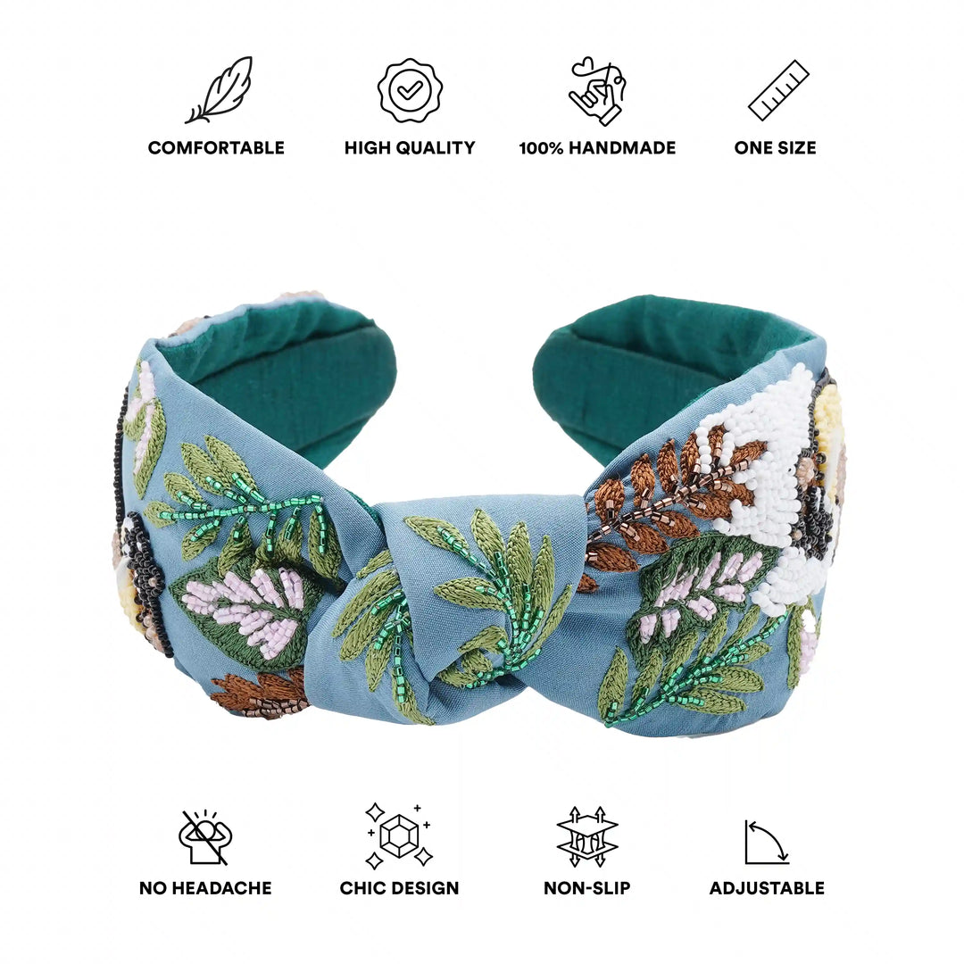 Spotted Stealth Leopard Headband