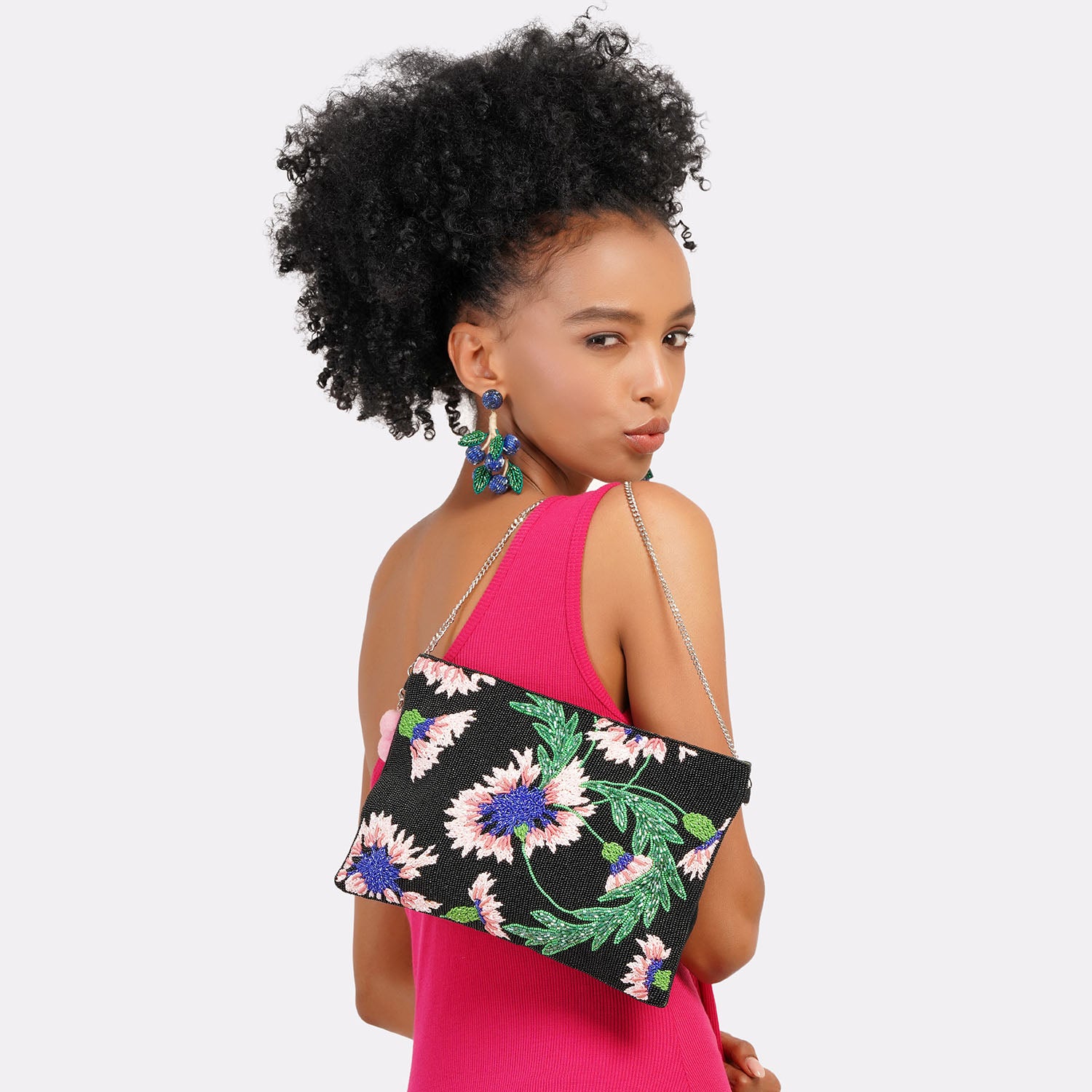 Bloom Blossom Zip Pouch Bag