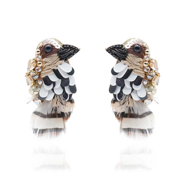 Feathered Glide Earrings