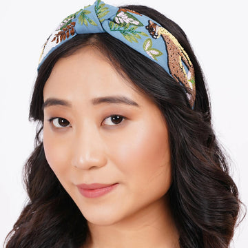 Spotted Stealth Leopard Headband