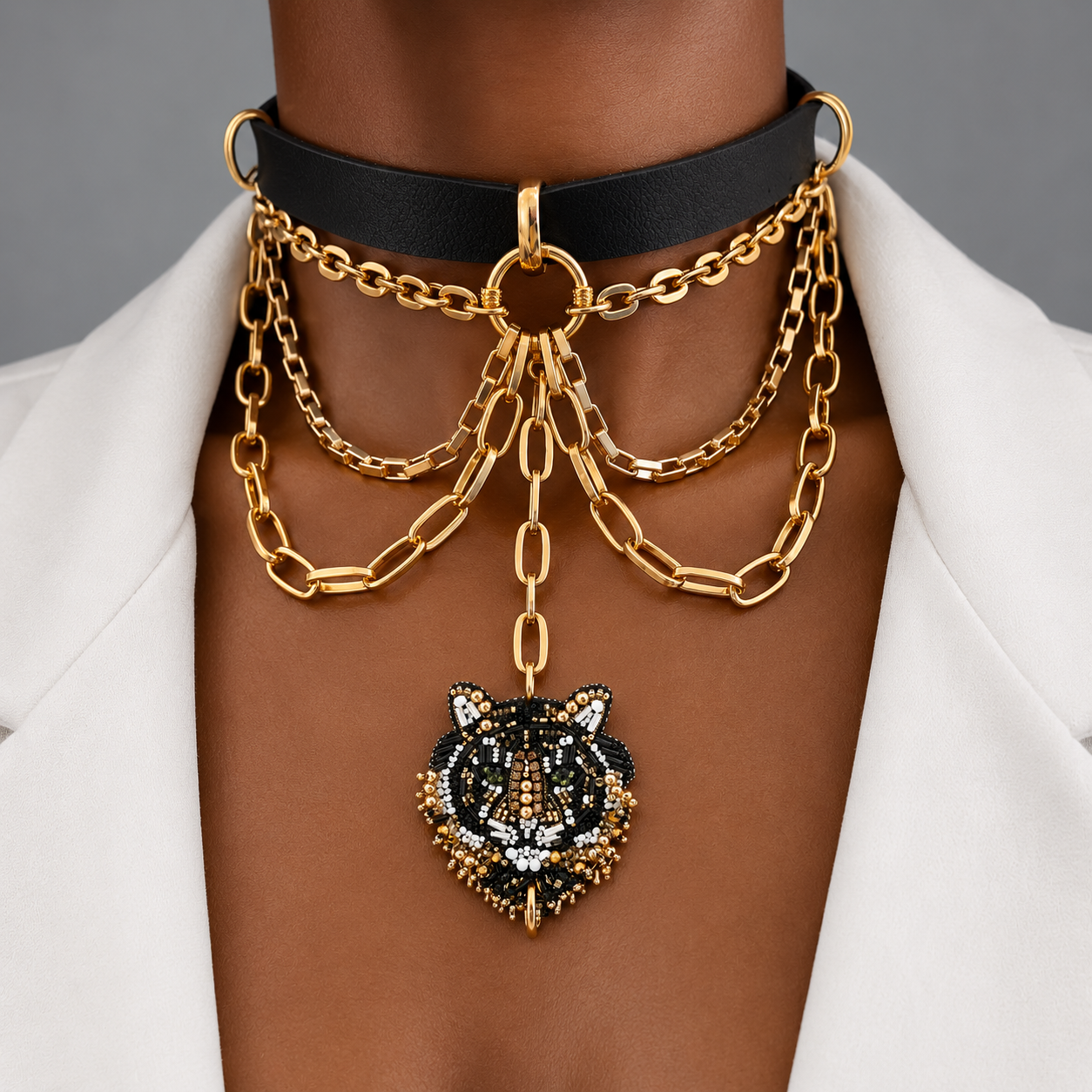 Tiger Prowl Necklace