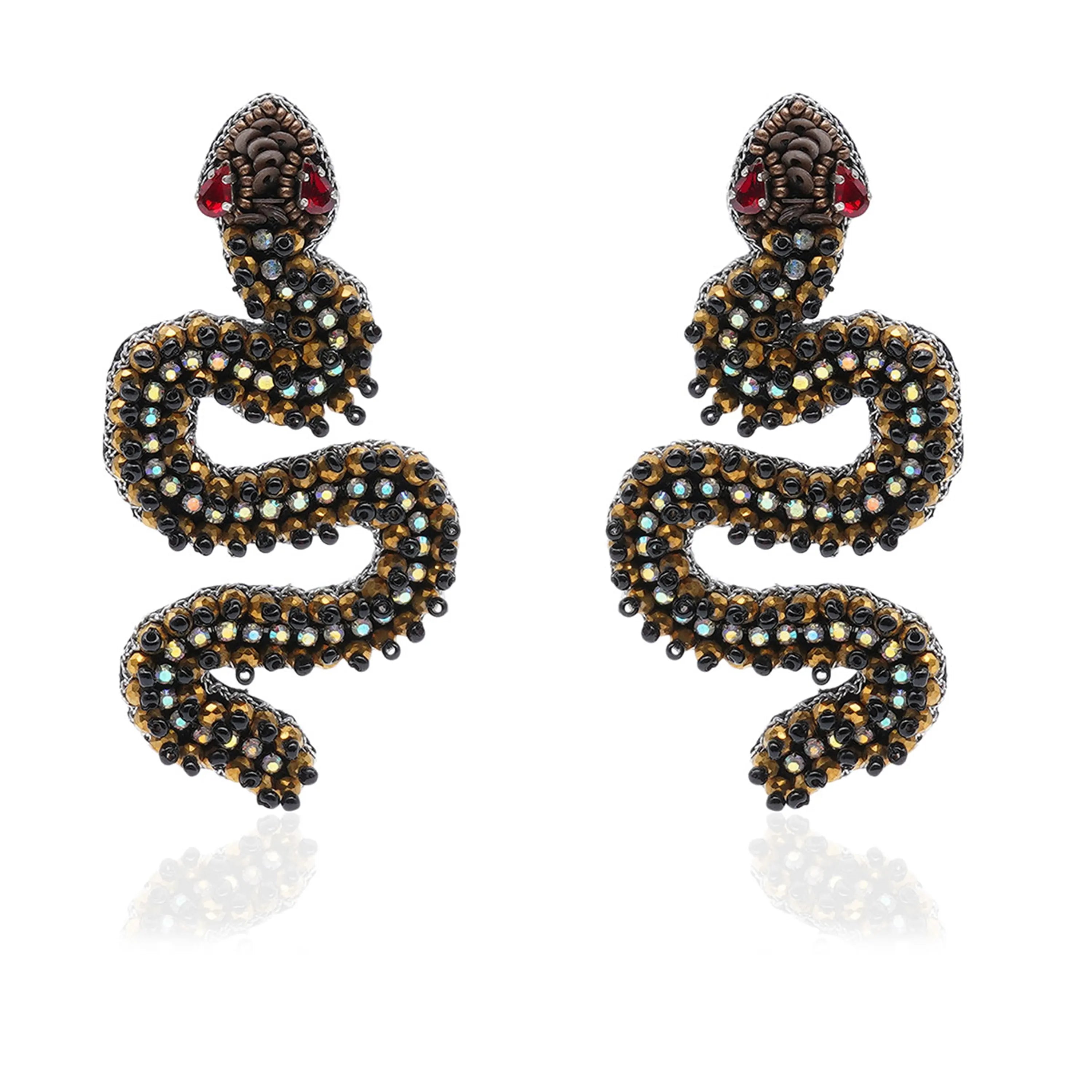 Ssslay Snake Earrings