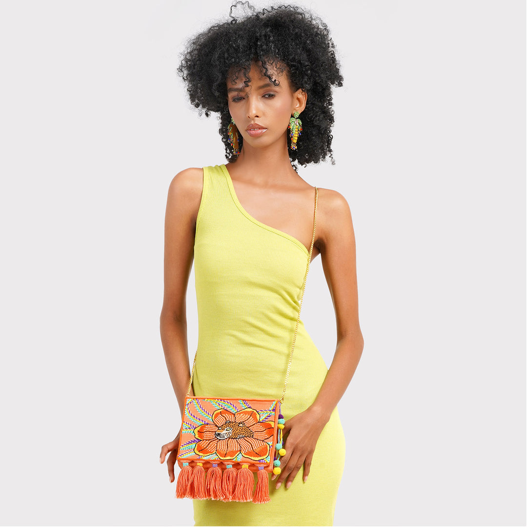 Trendy Leopard Clutch Bag
