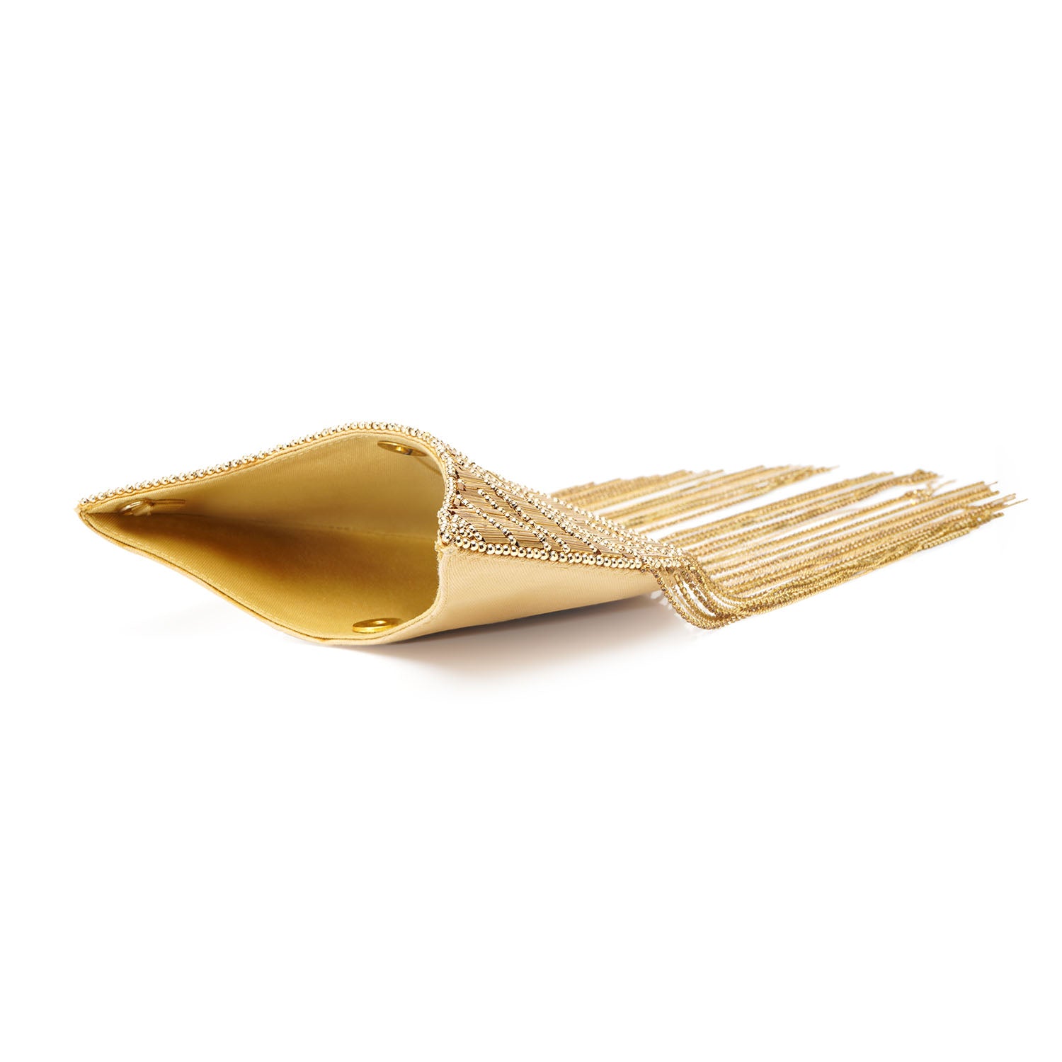 Twirl & Tassel Clutch Bag