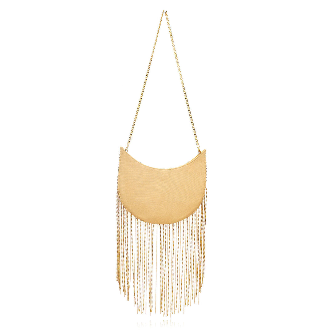 Twirl & Tassel Clutch Bag
