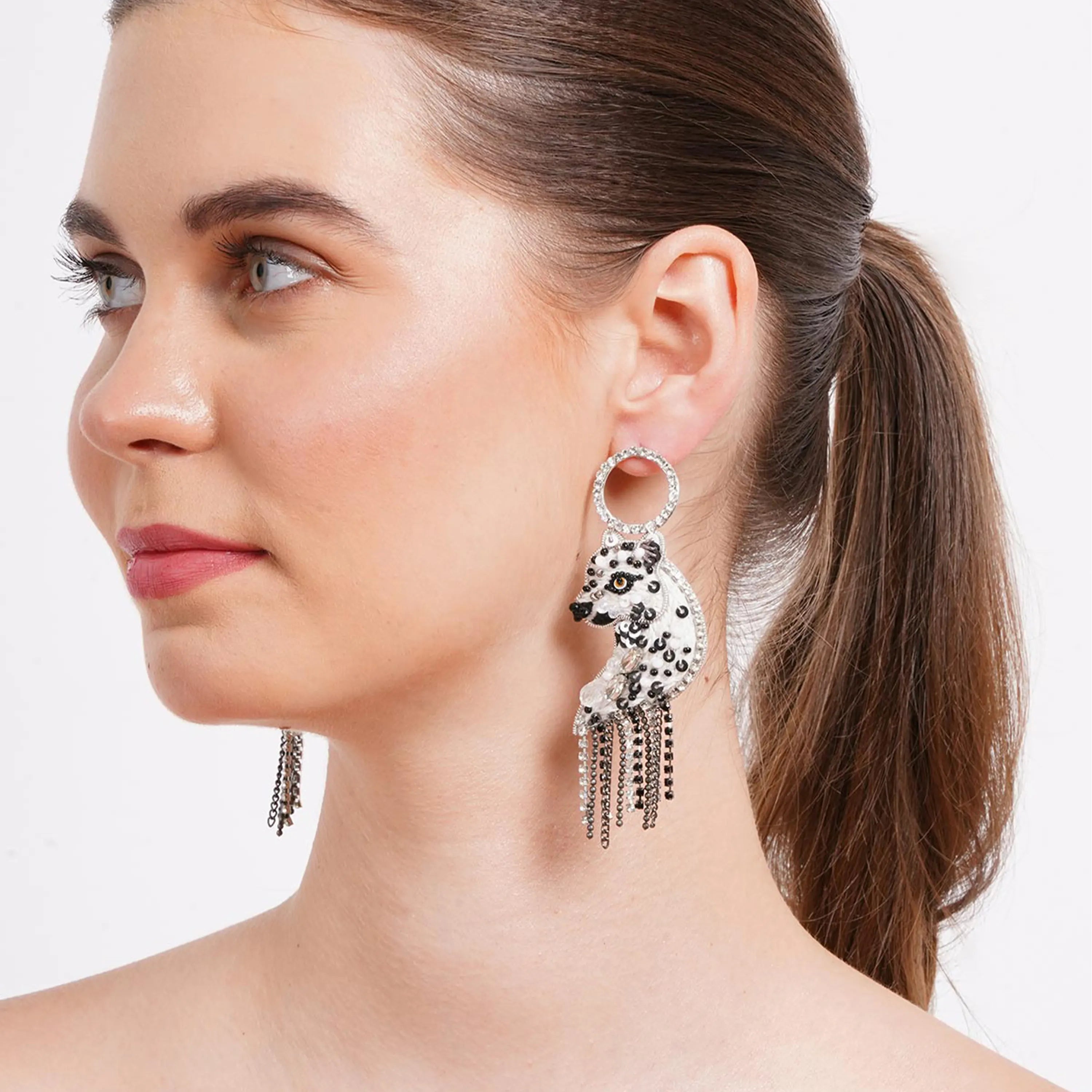 Spotted Leopard Earrings
