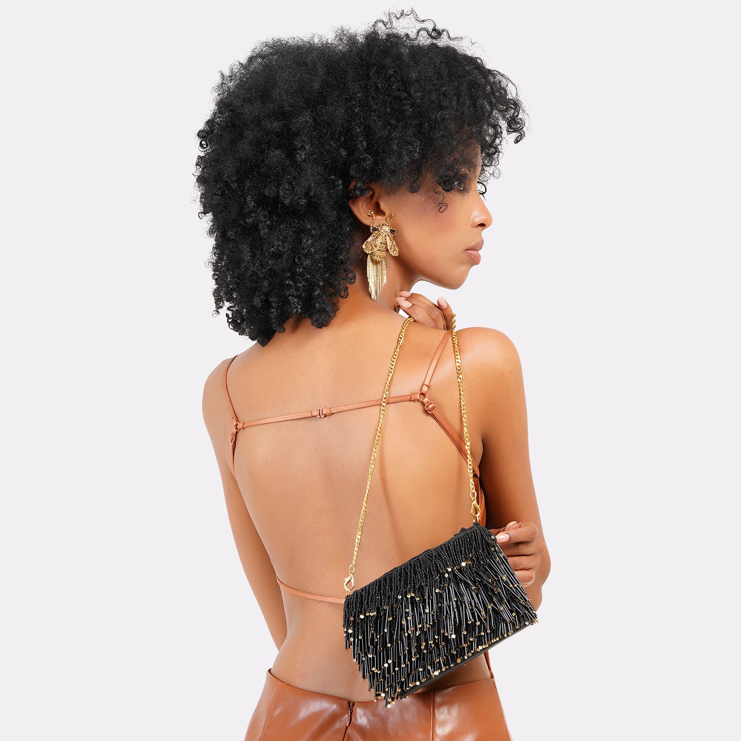 Tassel Fiesta Bucket Bag