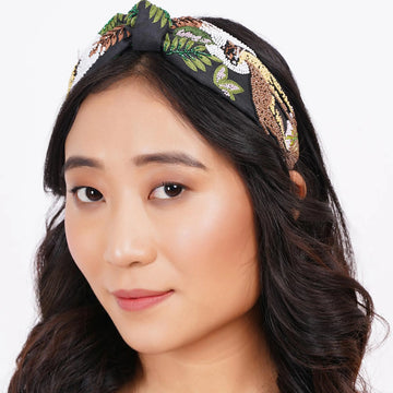 Spotted Stealth Leopard Headband