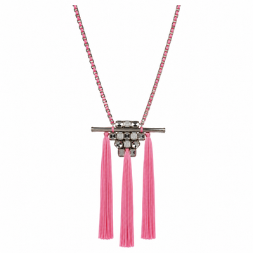 Noir Pop Long Pendant Necklace