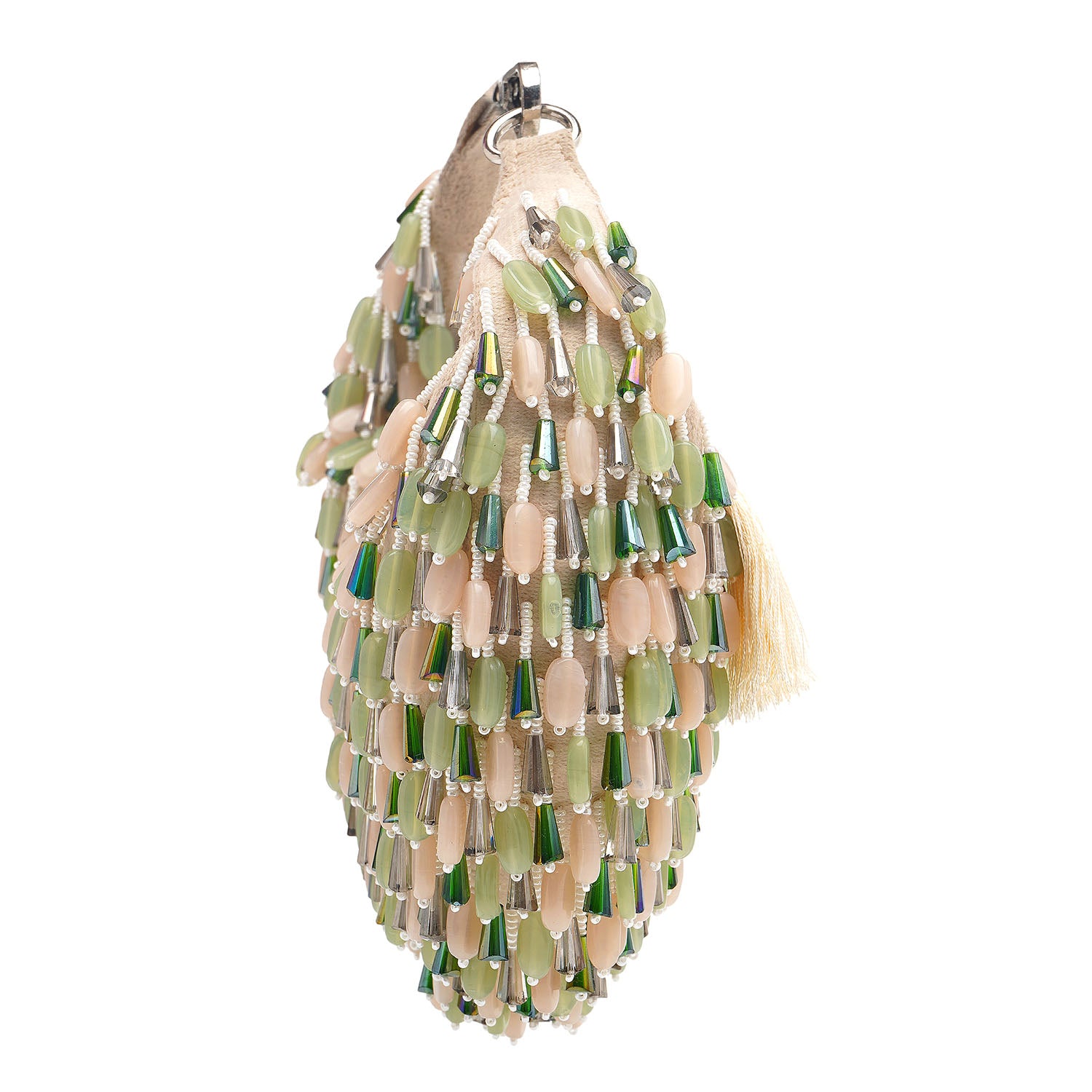 Glam Beaded Clutch Bag