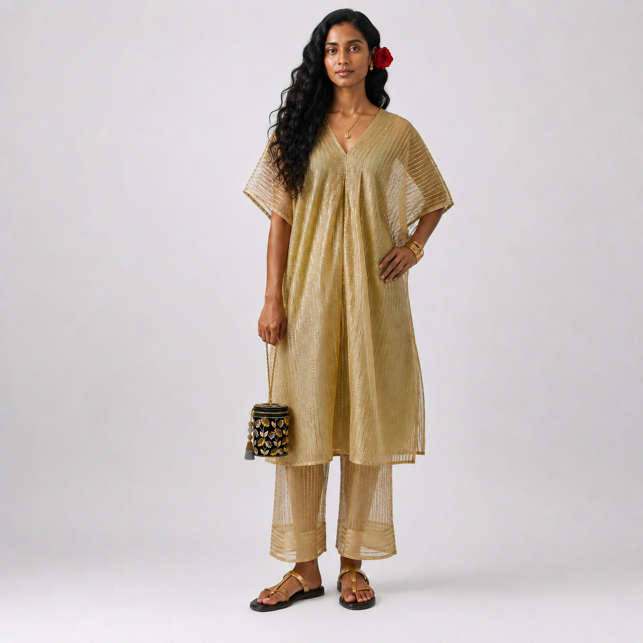 The Golden Foliage Bucket Bag