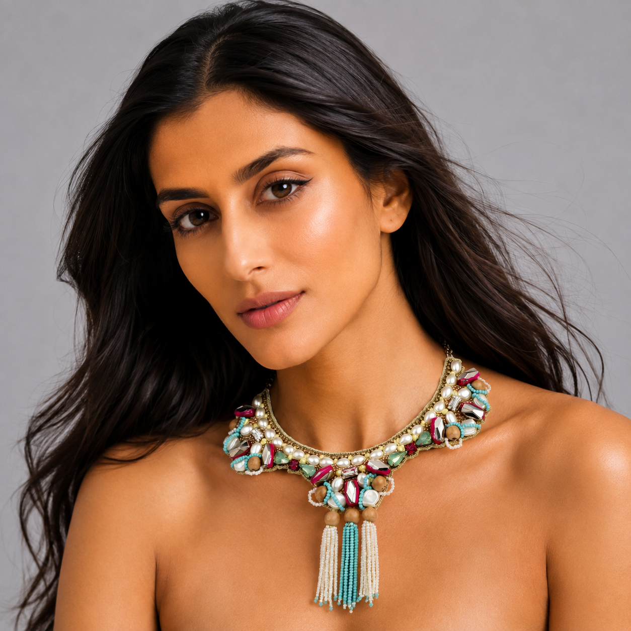 Pearl Cascade Necklace