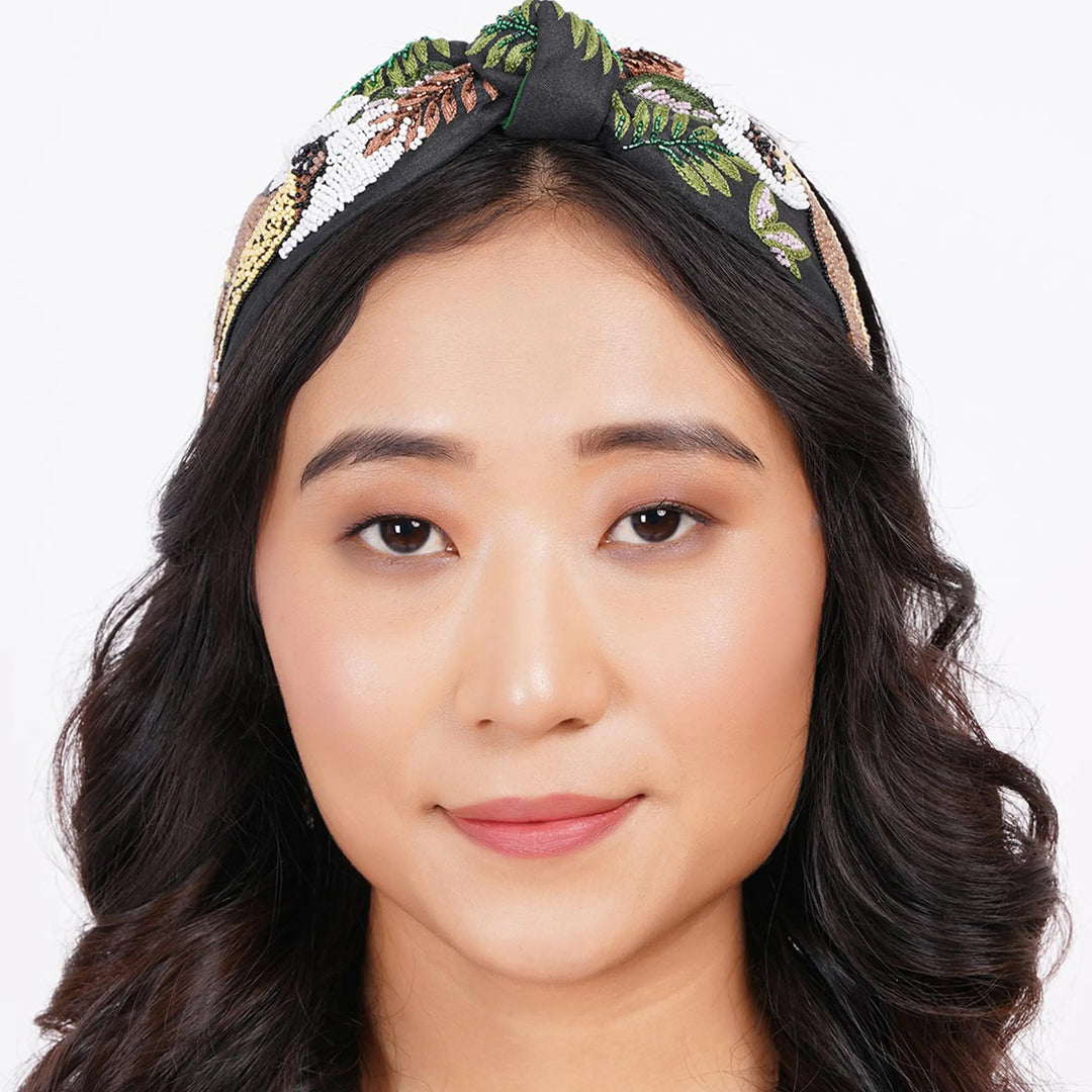 Spotted Stealth Leopard Headband