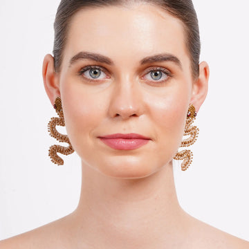 Ssslay Snake Earrings