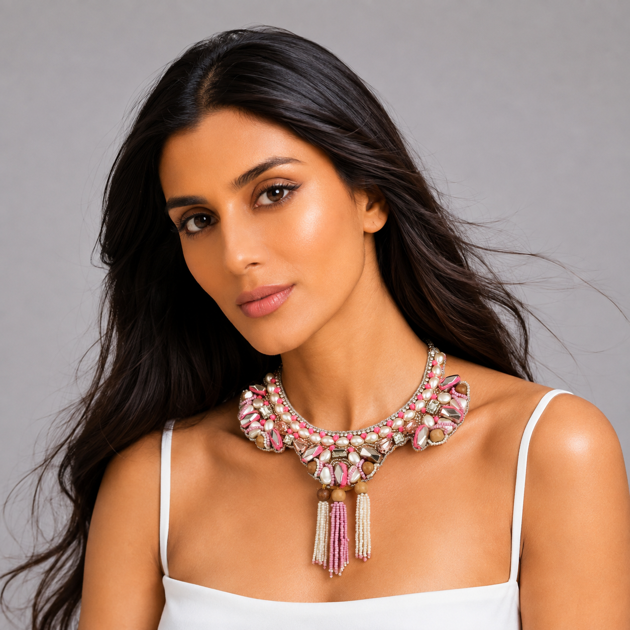 Pearl Cascade Necklace