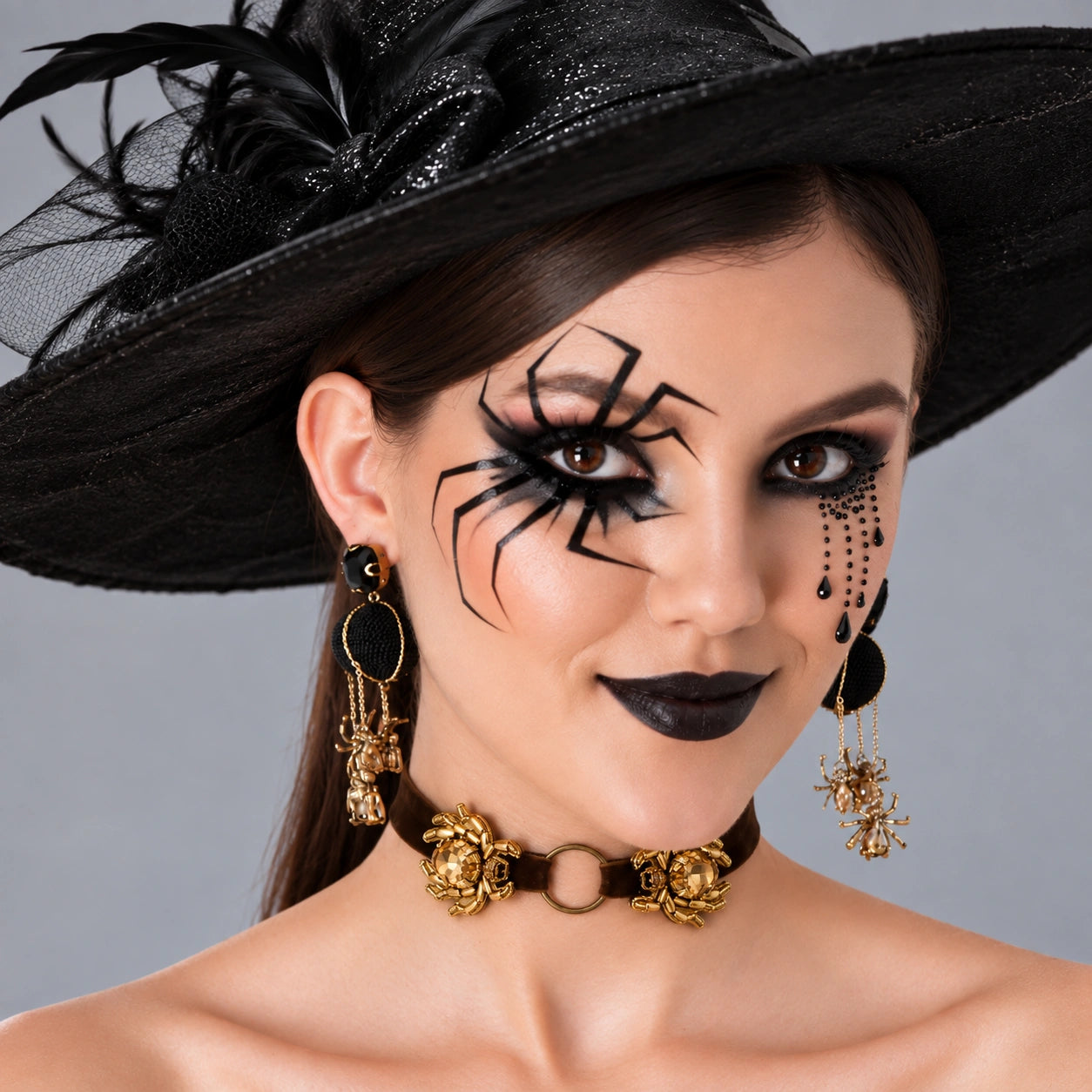 Enchanted Beetle Choker Necklace