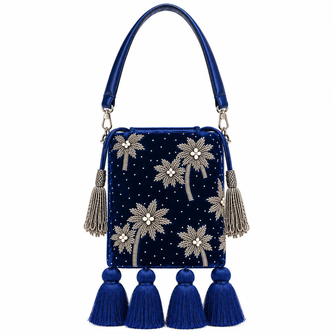 Lux Palm Bucket Bag