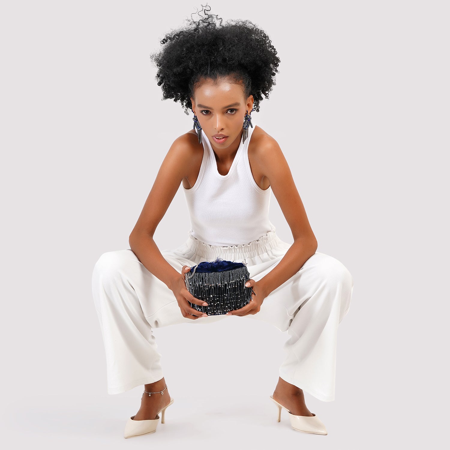 Tassel Fiesta Bucket Bag