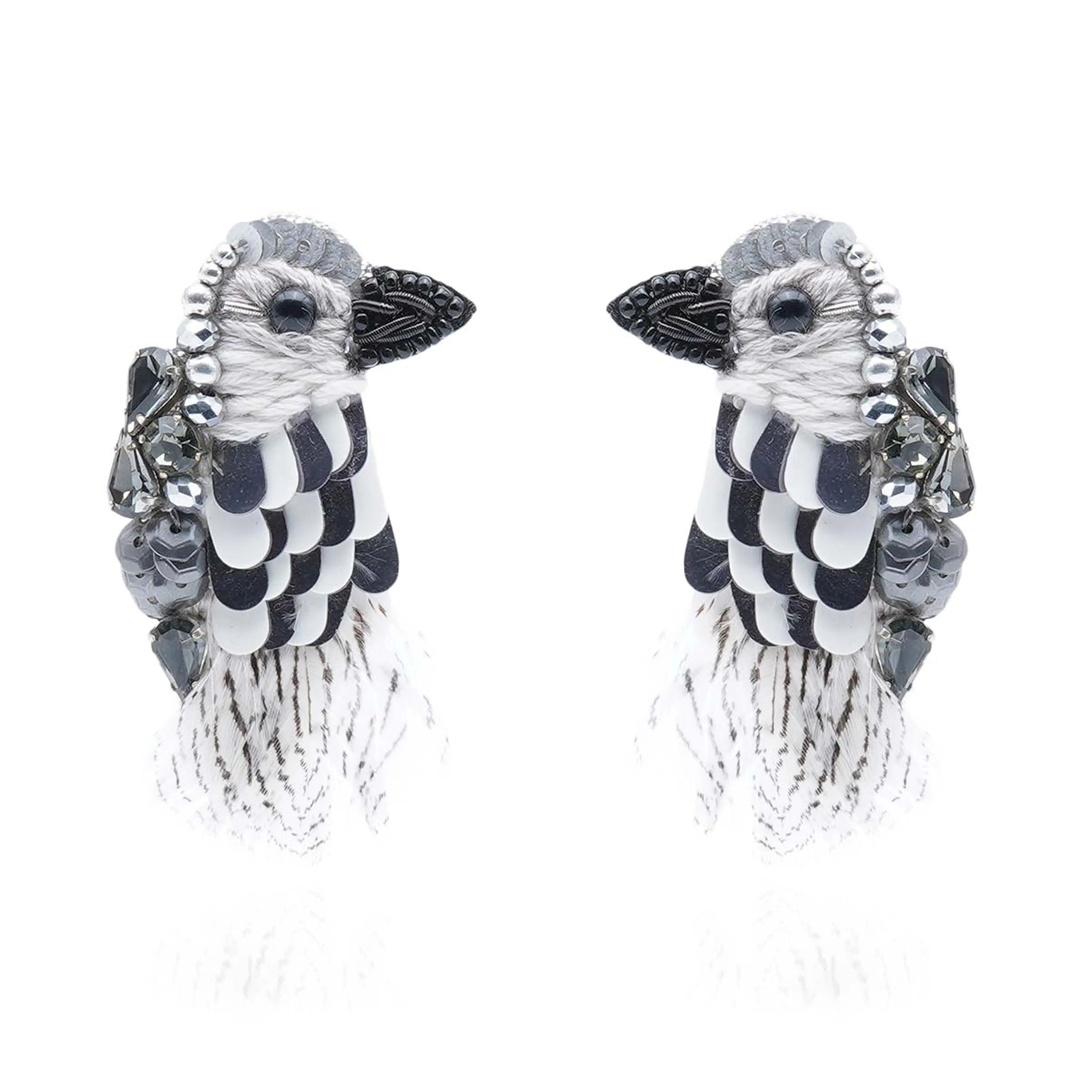 Feathered Glide Earrings Test