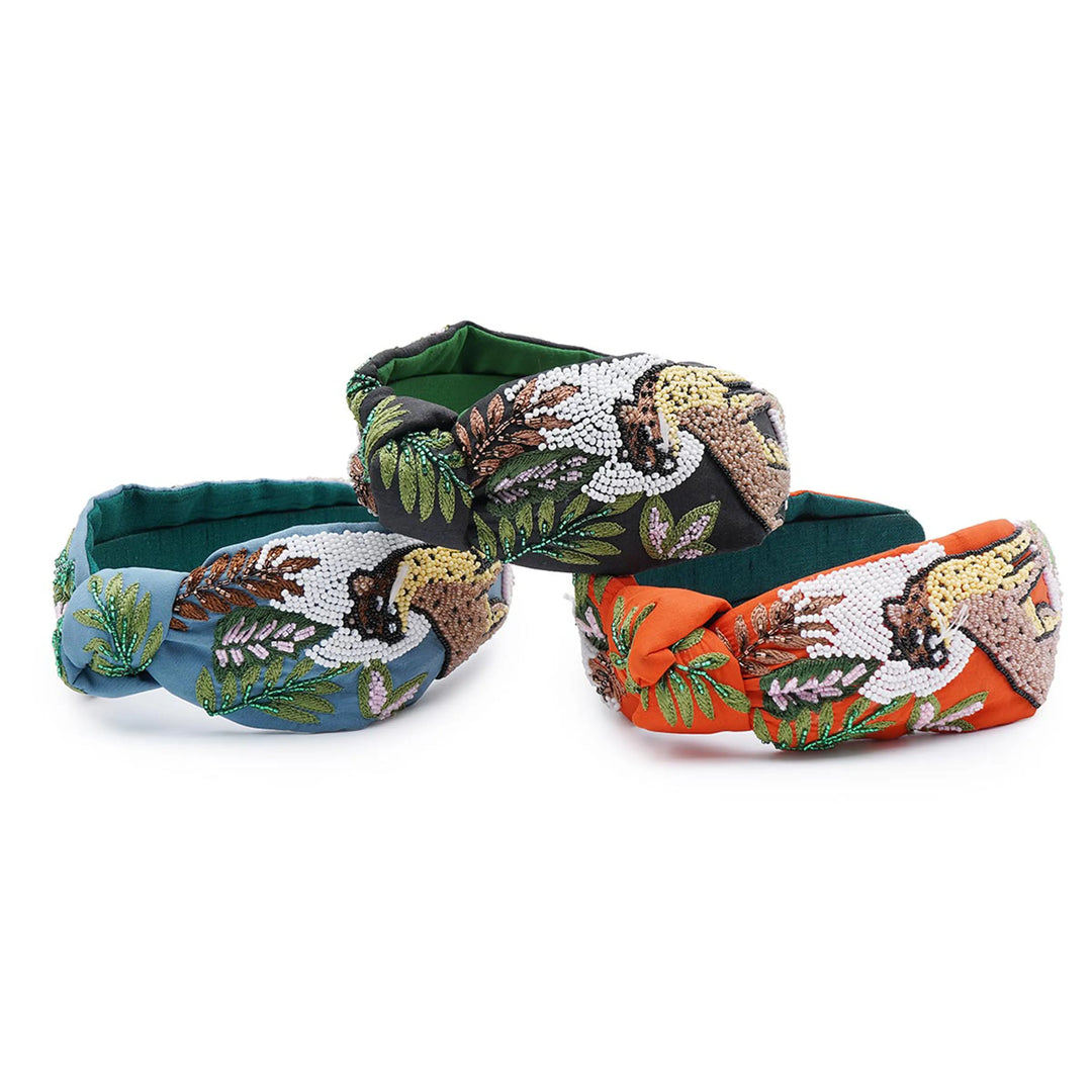 Spotted Stealth Leopard Headband
