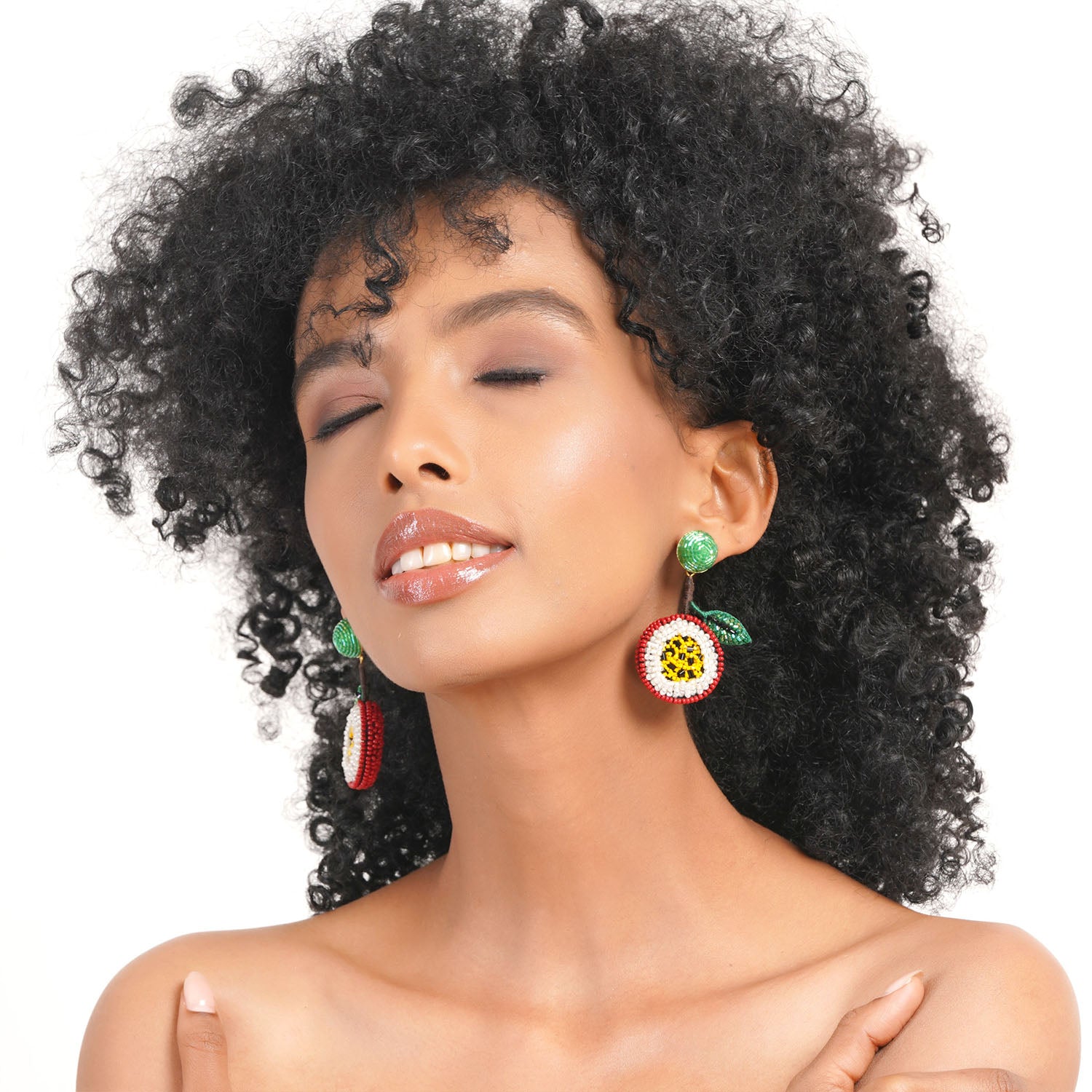 Passion Fruit Fizz Earring