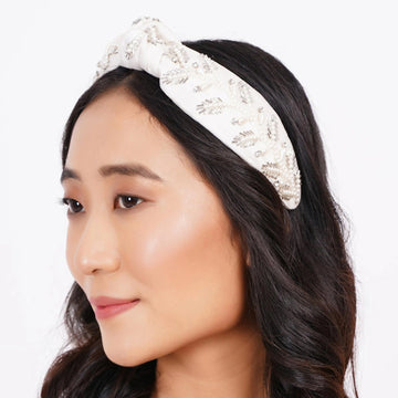 Pearl Leaf Headband