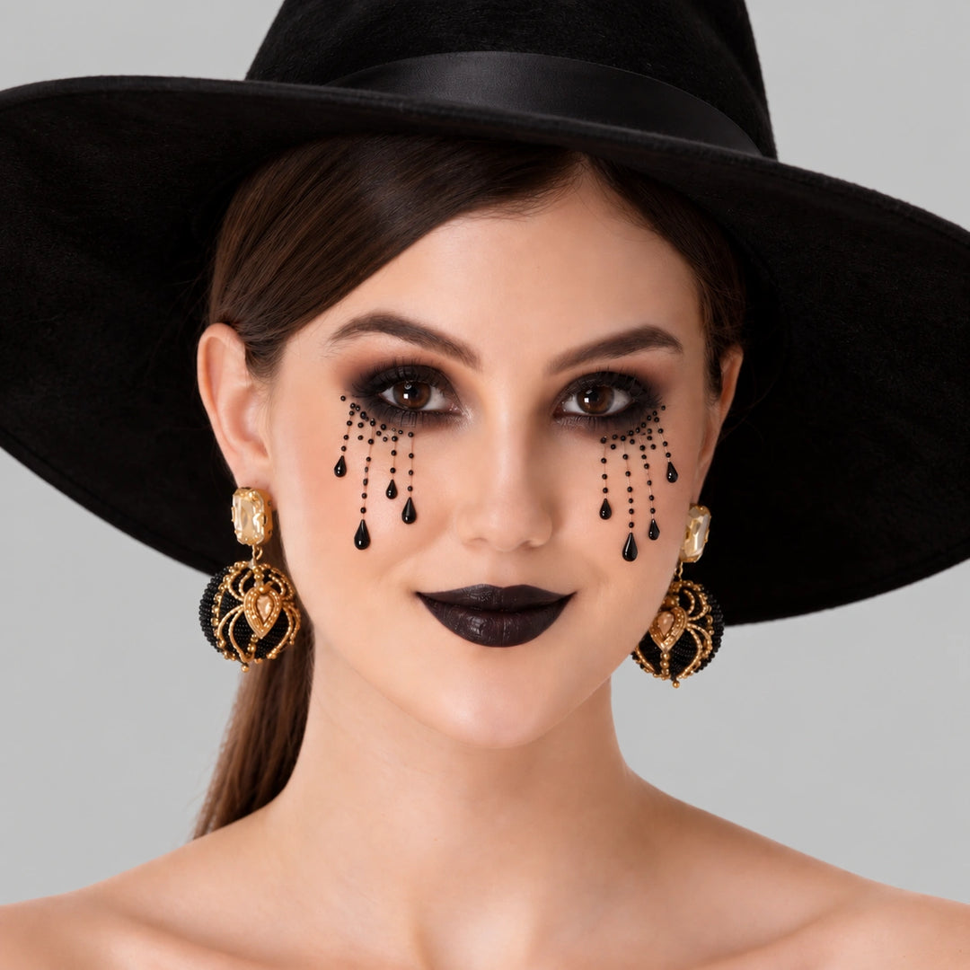 Glam Spidery Earrings