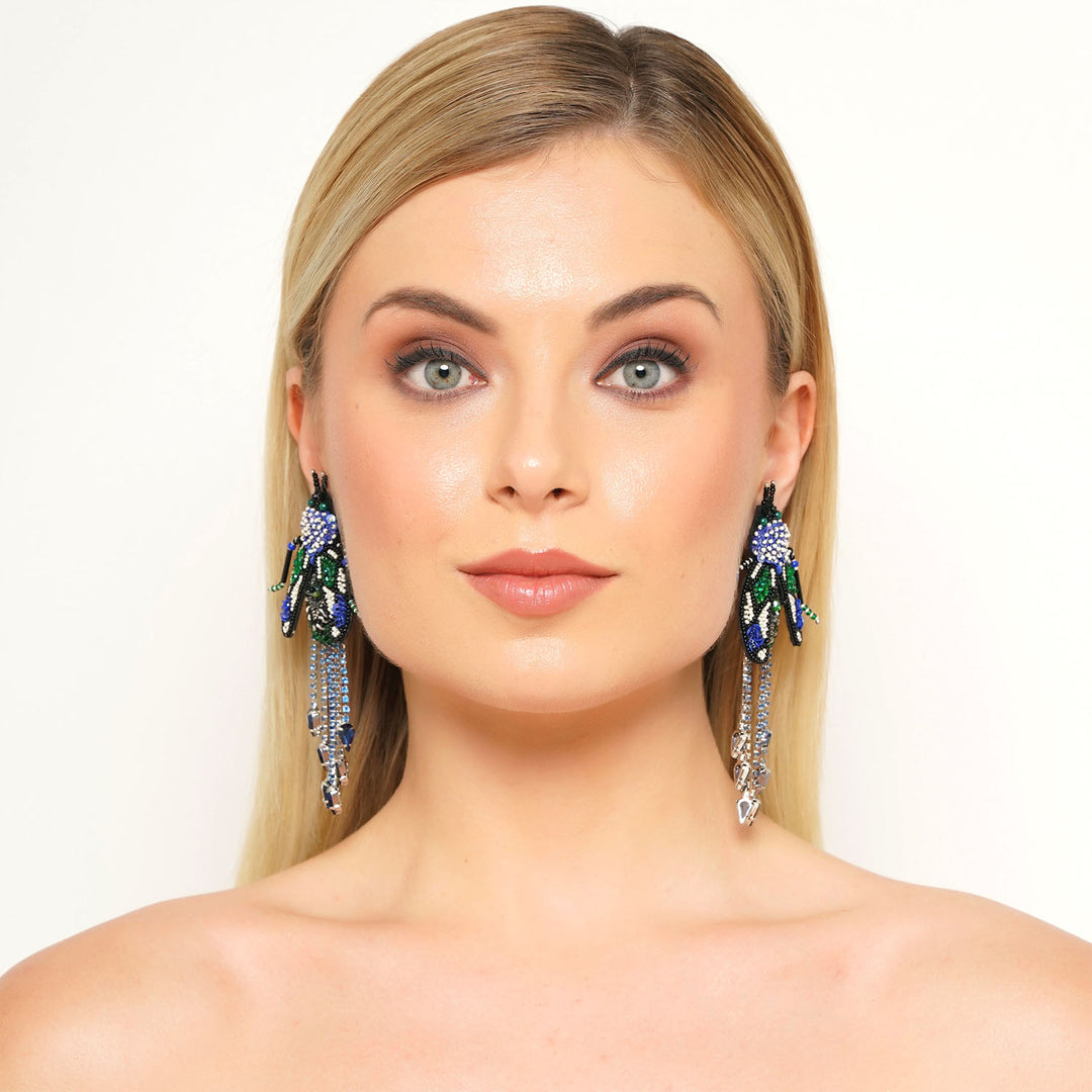 Wanderer Moth Earring