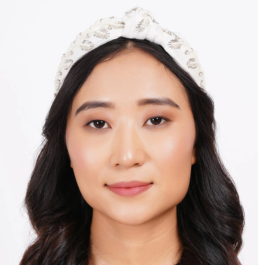 Pearl Leaf Headband