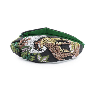 Spotted Stealth Leopard Headband