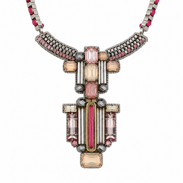 Geometric Long Pendant Necklace