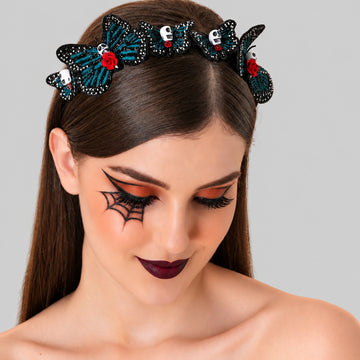 Gothic Bloom Headband
