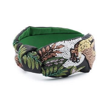 Spotted Stealth Leopard Headband