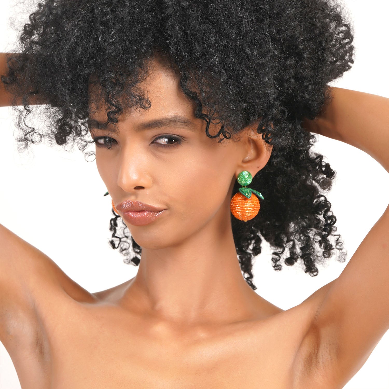 Tangerine Twist Earring