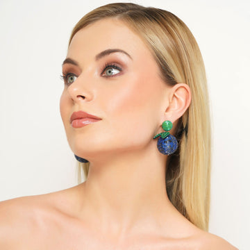 Wild Berry Blue Earring