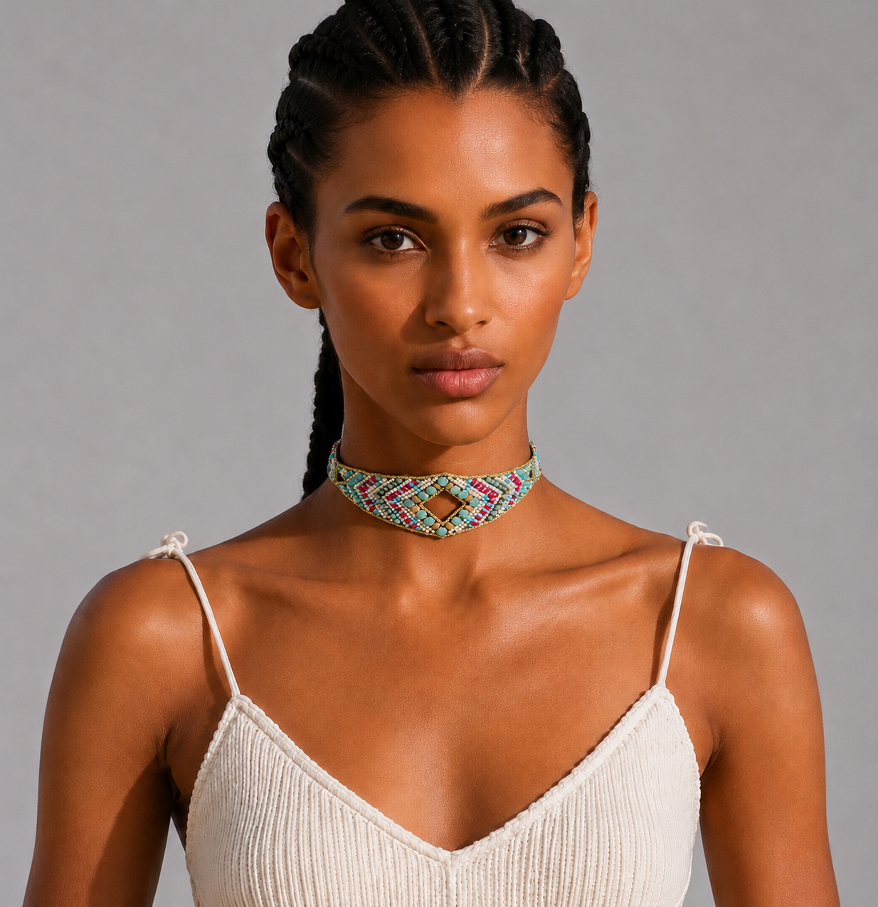 Mosaic Choker Necklace