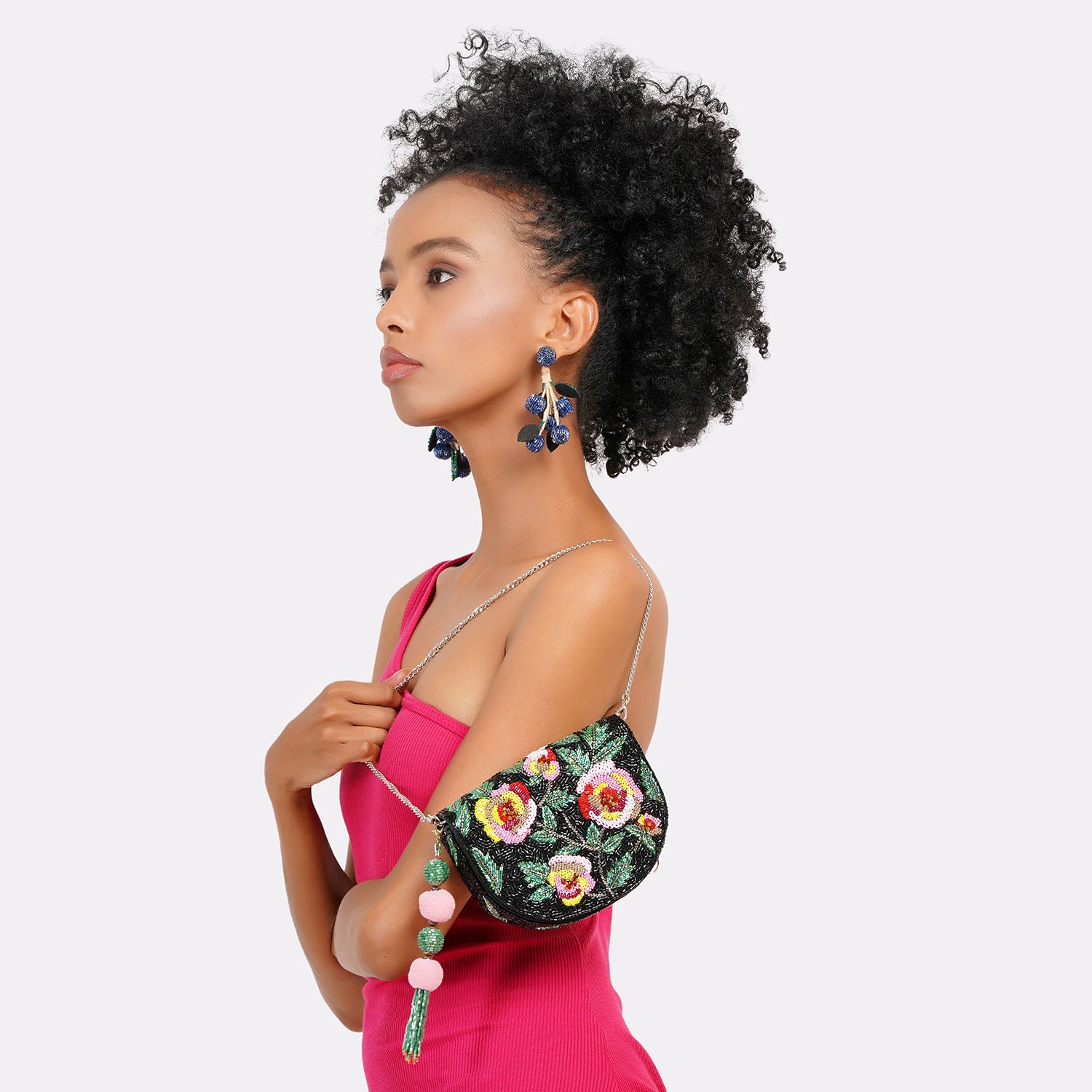 Wild Rose Clutch Bag