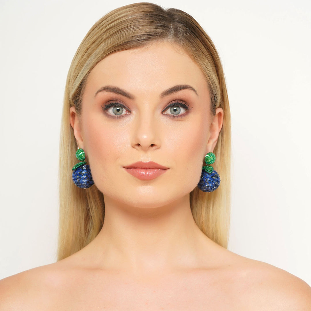 Wild Berry Blue Earring