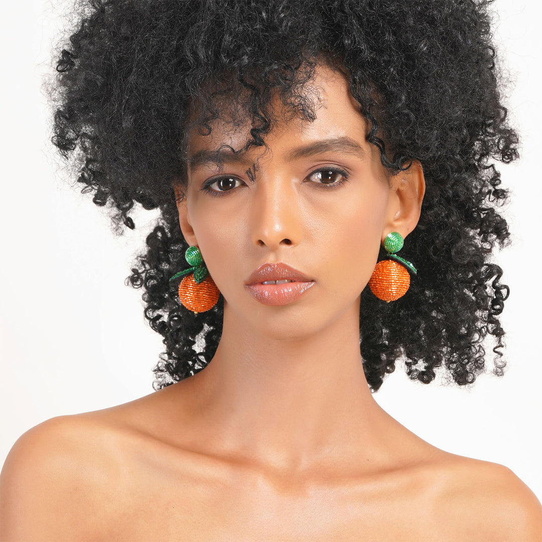Tangerine Twist Earring