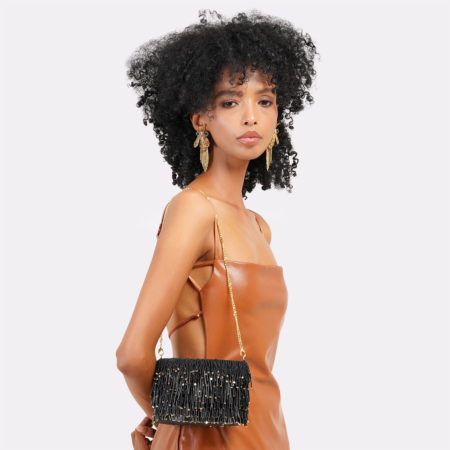 Tassel Fiesta Bucket Bag