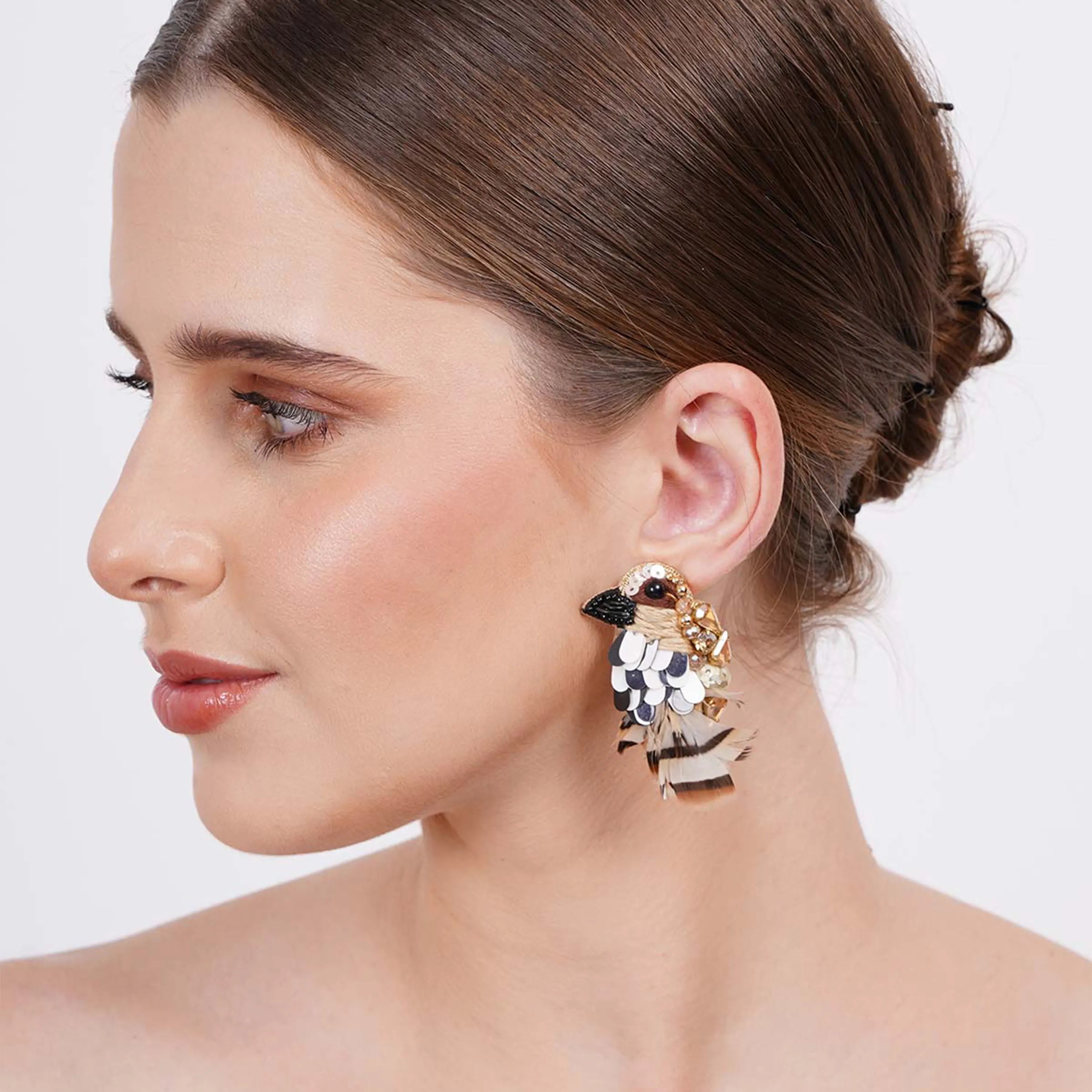 Feathered Glide Earrings