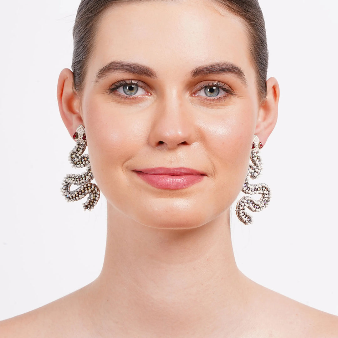 Ssslay Snake Earrings
