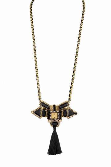 Mosaic Long Pendant Necklace