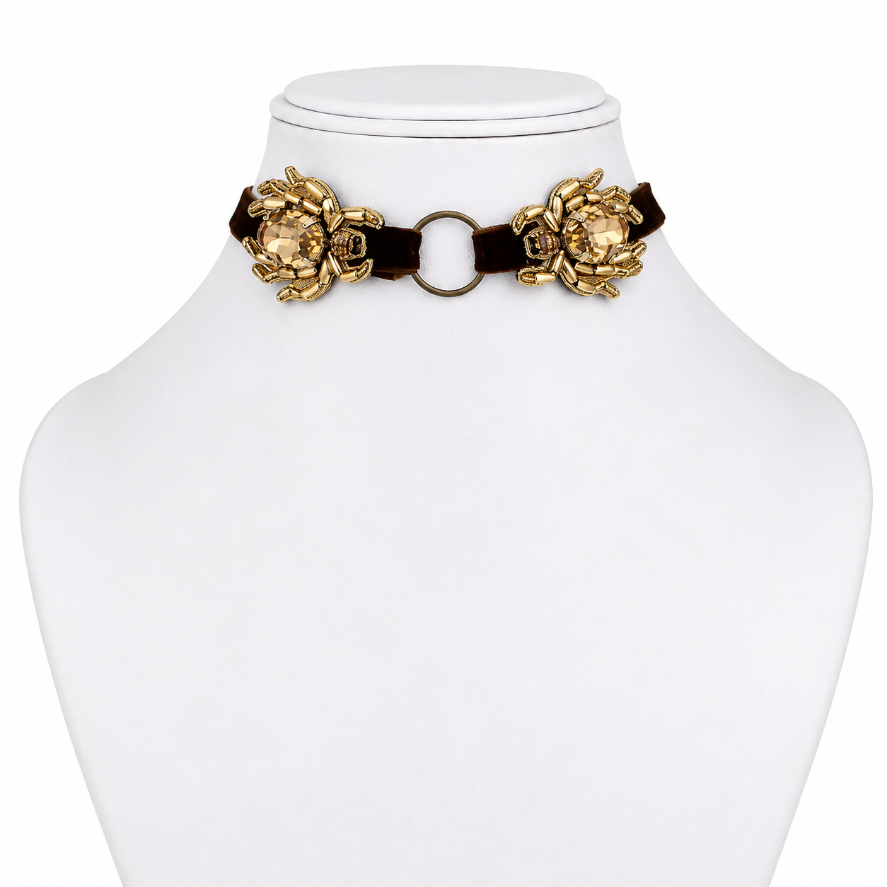 Enchanted Beetle Choker Necklace