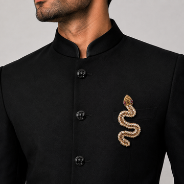 Ssslay Snake Brooch